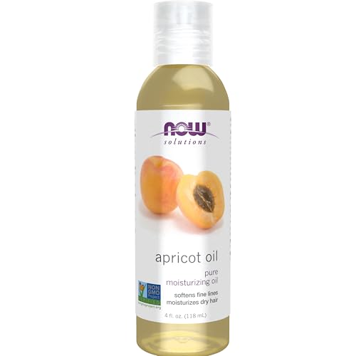 NOW Foods Solutions, Apricot Kernel Oil, Hair Moisturizer, Rejuvenating Skin Oil, Softens Fine Lines, 4-Ounce Beauty & Personal Care NOW Foods