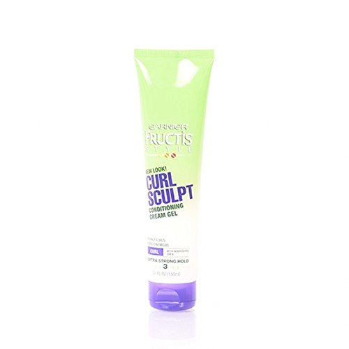 Garnier Fructis Style Curl Sculpting Cream-Gel, Extra Strong 5 oz (Pack of 12)