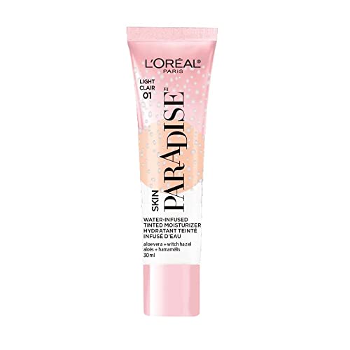 L'Oreal Paris Skin Paradise Water-infused Tinted Moisturizer with Broad Spectrum SPF 19 sunscreen lightweight, natural coverage up to 24h hydration