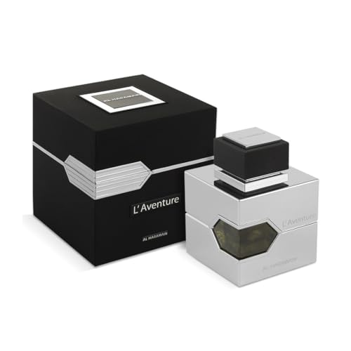 Al Haramain L'Aventure for Men Eau de Parfum Spray, 3.33 Ounce / 100 ml Beauty & Personal Care Al Haramain