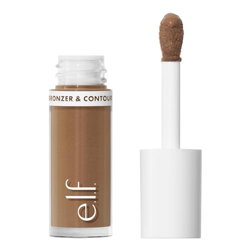 e.l.f. Camo Liquid Bronzer & Contour, Silky Pigmented Formula, Long-Lasting Glow for A Sun-Kissed, Sculpted Finish, Vegan & Cruelty-Free, 3 Light Beauty & Personal Care e.l.f.