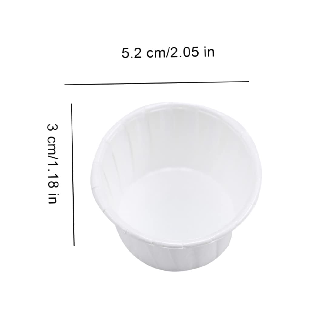 Paper Cups Hair Wax Hairless Bean Tools Wax Face Butter Bean White Cake Cup for Hair Removal 100PCS Beauty and Personal Care Xoeryoy