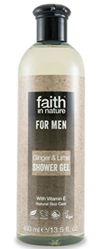 Faith In Nature For Men Ginger & Lime Shower Gel 400ml Beauty & Personal Care FAITH IN NATURE