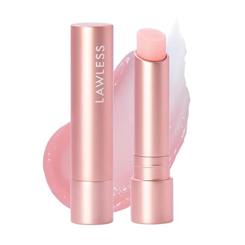 LAWLESS Women's Forget the Filler Lip Plumping Line Smoothing Tinted Balm, Pink Marshmallow, 0.09 Ounce Beauty and Personal Care LAWLESS
