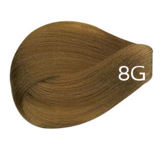 Vivitone Permanent Cream Color (8G Light Golden Blonde) 3oz. - 100% Grey Coverage, Long Lasting Shine, Made in Italy. Beauty & Personal Care Vivitone