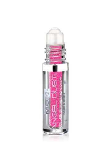Mode Angel Dust Roll On Glitter - Electric Hot Pink - Iridescent Ultraviolet Sparkling High Performance 3D Loose Glitters Face and Body, Spill Proof Beauty & Personal Care Mode Cosmetics