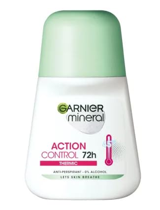 Garnier Mineral Action Control Thermic Anti-Perspirant Roll ?n For Women, 1.7 Fl. Oz. (PACK OF 3) Beauty and Personal Care Garnier
