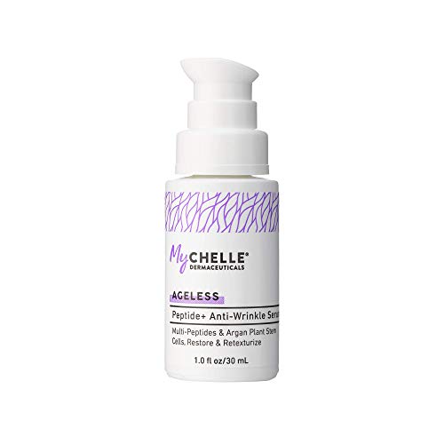 MyCHELLE Dermaceuticals Peptide+ Anti-Wrinkle Serum - Anti-Aging Serum with Peptides & Argan Plant Stem Cells to Help Restore Skin & Help Reduce the Beauty & Personal Care MyChelle Dermaceuticals