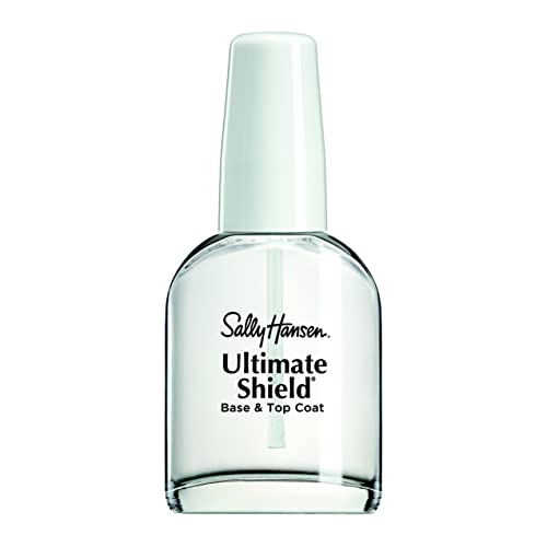 Sally Hansen Nail Treatment Ultimate Shield® Base & Top Coat | Strengthens & Protects Nails | Long-Lasting Clear Finish | Nail Strengthener Beauty & Personal Care Sally Hansen