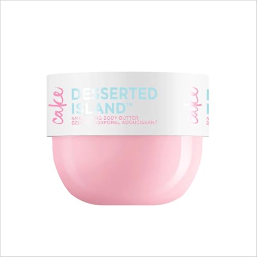 Cake Beauty Body Butter, Desserted Island - Smoothing & Deeply Moisturizing - Shea Butter - for Dry Skin - 227 g / 8 oz Beauty & Personal Care Cake Beauty
