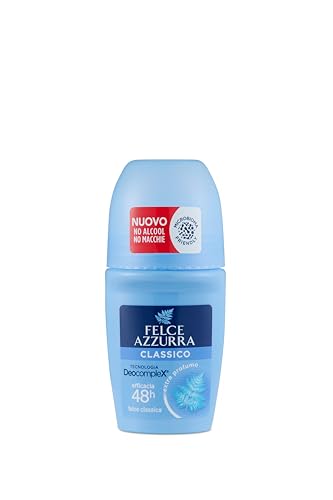 Felce Azzurra Classico Deo roll on 50ml 48h Formula Idra Talc Beauty & Personal Care Felce Azzurra