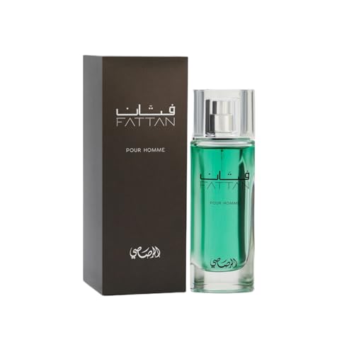 RASASI Fattan Pour Homme Eau De Parfum Men Spray, 1.7 Oz - Arabian Perfume For Men With Long Lasting Perfume Notes, Ideal Choice For Men Perfumes Beauty & Personal Care RASASI