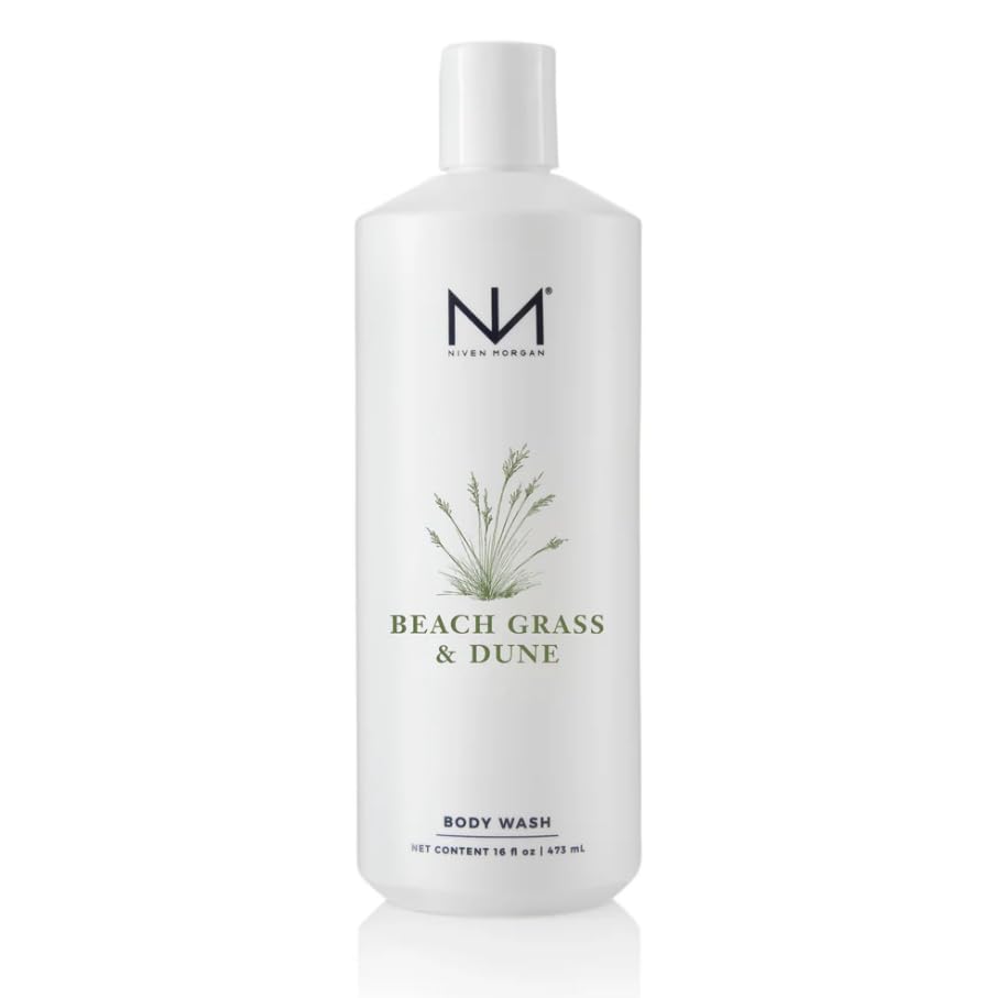 Quantum Cosmetics Niven Morgan Beach Grass and Dune Body Wash, 16 oz Beauty & Personal Care Quantum Cosmetics