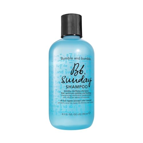 Bumble and bumble. Sunday Weekly Clarifying Shampoo | Removes Residue, Excess Oil + Pollutants | Color Safe | Curly, Wavy, Straight, 8.5 Fl Oz Beauty & Personal Care Bumble and bumble.