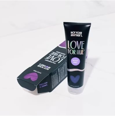 Not Your Mother's Love For Hue Semi-Permanent Hair Color Cream, Violet Vibes, 4.5 Fl Oz / 133 ml Beauty & Personal Care Not Your Mother's
