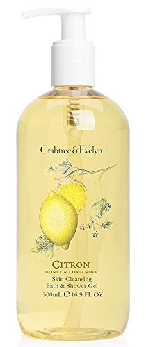 Crabtree & Evelyn Skin Cleansing Bath & Shower Gel, Citron Honey & Coriander, 16.9 Fl Oz Beauty & Personal Care Crabtree & Evelyn