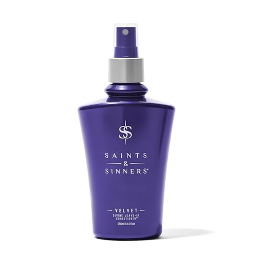 Saints & Sinners Award-Winning Velvet Divine Leave-In Conditioner Spray. Helps Dry, Frizzy, Coarse, Tangled, & Damaged Hair. Adds Moisture & Shine Beauty & Personal Care Saints & Sinners