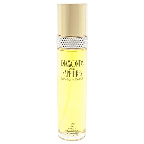 Elizabeth Taylor DIAMONDS & SAPHIRES Eau De Toilette Spray 3.4 oz for Women - 100% Authentic Beauty & Personal Care Elizabeth Taylor