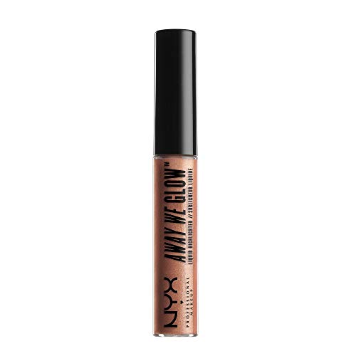 NYX Professional Makeup Away We Glow Liquid Highlighter, Rose Quartz, 0.22 Fluid Ounce