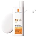 La Roche-Posay Anthelios Light Fluid Facial Sunscreen SPF 60, Lightweight Sunscreen For Face, Fluid Texture, Broad Spectrum SPF + Antioxidants, Oil Beauty & Personal Care La Roche-Posay