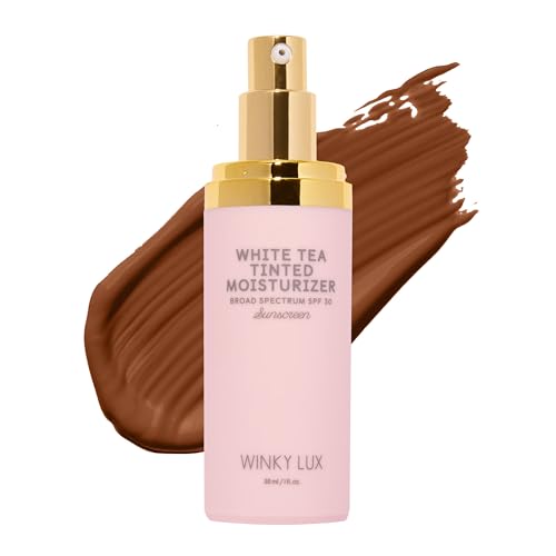 Winky Lux White Tea Tinted Moisturizer SPF 30 - Buildable Coverage with Facial SPF, Lightweight Sunscreen for Face, Naturally Radiant Finish, Long Beauty & Personal Care Winky Lux