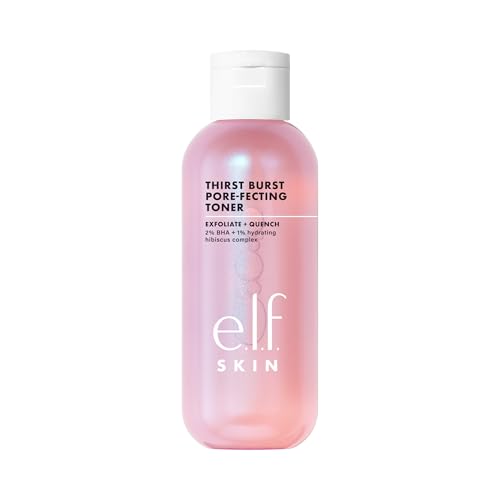 e.l.f. Thirst Burst Pore-fecting Toner, Hydrating & Exfoliating for Face, Smooths, Plumps & Minimizes Pores, Infused with Salicylic Acid, Vegan Beauty & Personal Care e.l.f.