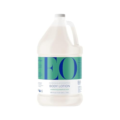 EO Body Lotion Refill, 1 Gallon, Grapefruit and Mint, Organic Plant-Based, Botanical Extracts, Vitamin E with Pure Essential Oils Beauty & Personal Care EO