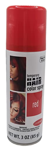 Halloween Spray On Wash Out Red Hair Color Temporary Hairspray Beauty & Personal Care Goodmark