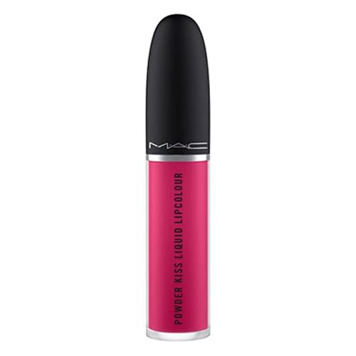 MAC Powder Kiss Liquid Lipcolour - Make It Fashun (fuchsia) 0.17 fl oz / 5 ml Beauty & Personal Care MAC