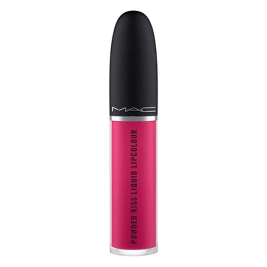 MAC Powder Kiss Liquid Lipcolour - Make It Fashun (fuchsia) 0.17 fl oz / 5 ml Beauty & Personal Care MAC
