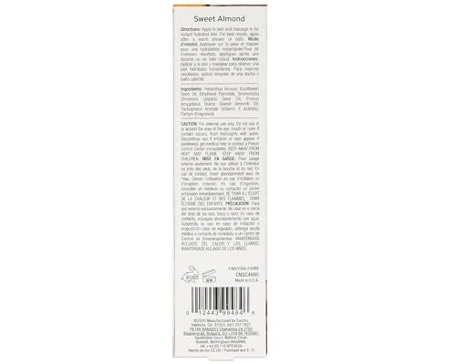Hydrating Dry Body Oil - Sweet Almond by Cuccio Naturale for Unisex - 3.38 oz Oil Beauty & Personal Care Cuccio