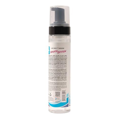 EBIN NEW YORK Wonder Lace Bond Melt Mousse 6.08 Fl Oz Sports Edition For Lace Wig Application & Styling - Strong Hold Mousse - Rosemary Mint for Oil Beauty & Personal Care EBIN NEW YORK