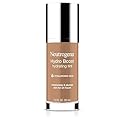 Neutrogena Hydro Boost Hydrating Tint Foundation Makeup for Dry Skin, with Hyaluronic Acid, Lightweight Oil-Free Water Gel, Non-Comedogenic, 115 Cocoa Beauty & Personal Care Neutrogena