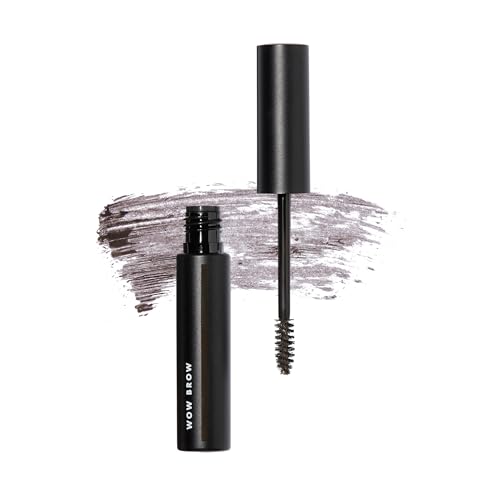 e.l.f. Wow Brow Gel, Volumizing, Buildable, Wax-Gel Hybrid, Creates Full, Voluminous-Looking Brows, Locks Brow Hairs In Place, Deep Brown Beauty & Personal Care e.l.f.