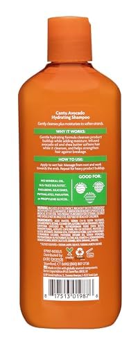 Cantu Avocado Hydrating Shampoo, Sulfate-Free, 13.5 Ounce Beauty & Personal Care Cantu