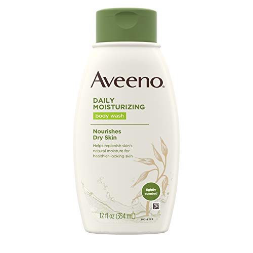 Aveeno Daily Moisturizing Body Wash with Soothing Oat, Creamy Shower Gel, Soap-Free and Dye-Free, Light Fragrance, 12 fl. oz Beauty & Personal Care Aveeno