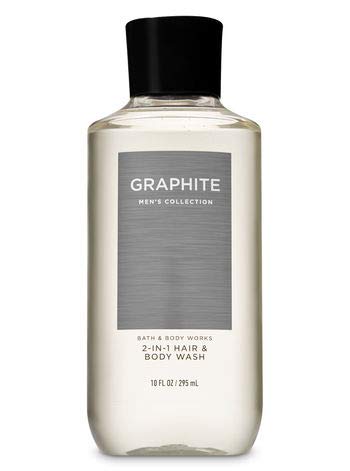 Bath and Body Works Graphite (2019 Edition) 2-in-1 Hair + Body Wash, Ultra Shea Body Cream and Graphite Deodorizing Body Spray Beauty & Personal Care Bath & Body Works
