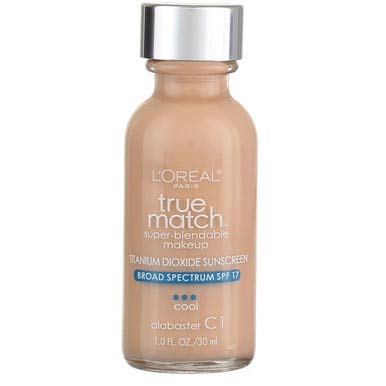 L'Oreal Paris True Match Super Blendable Makeup, Alabaster [C1] 1 oz (Pack of 2) Beauty & Personal Care L'Oreal Paris
