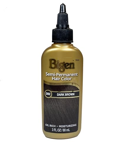 Bigen Semi Permanent Hair Color #Db2 Darkest Brown, 3 oz (Pack of 5) Beauty & Personal Care Bigen