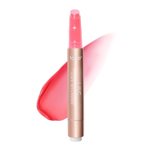 tarte maracuja juicy lip shift - Hydrating & Volumizing Lip Plumper Gloss Balm, Hyaluronic Acid, pH-Powered Plumping Lipgloss, High Shine Finish Beauty & Personal Care tarte