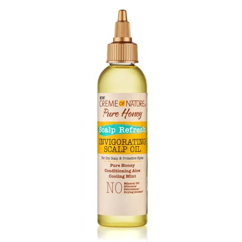 Creme of Nature Pure Protect Scalp Refresh Invigorating Scalp Oil, 4.2 oz