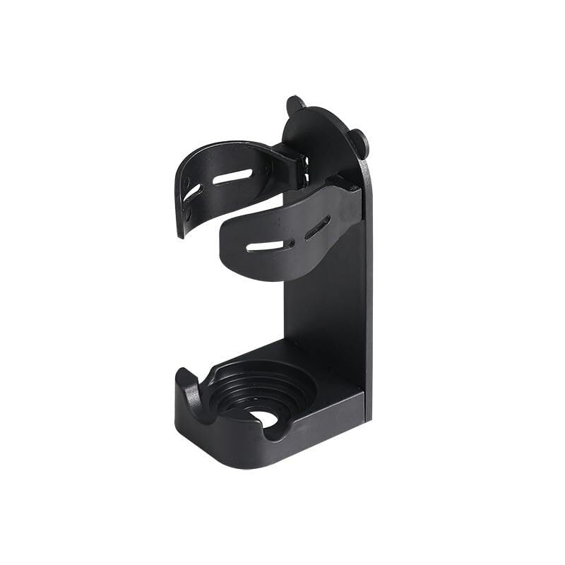 ZWJFDGQM Wall Mount Electric Shaver Holder, Adjustable Bathroom Organizer with Drainage Hole (Black)(Black) Beauty and Personal Care ZWJFDGQM