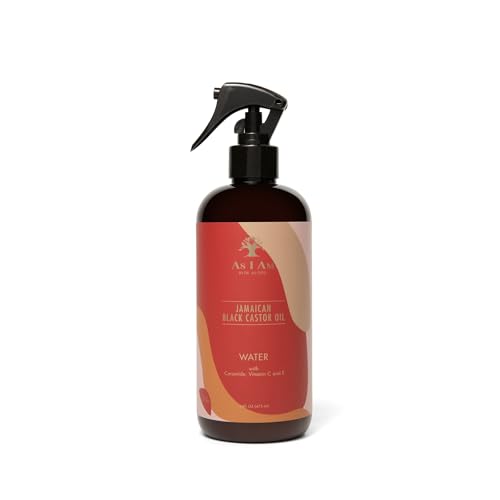 As I Am JBCO Water 16 oz - Nano Curl Strengthener - Moisturizes and Detangles - Anti-Frizz - Increases Fiber Strength - Enriched with Jamaican Black Beauty & Personal Care As I Am