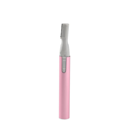 minkissy Women Electric Eyebrow Trimmer Battery Operated Facial Hair Razor with Comb Compact Size for Gentle Hair Removal on Face Neck and Arms Beauty and Personal Care minkissy