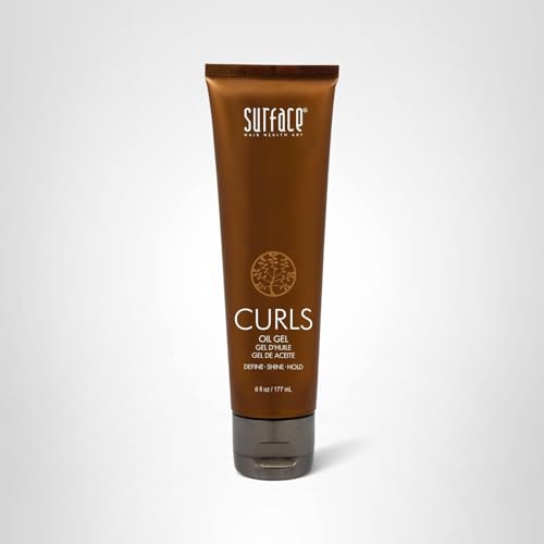 SURFACE Hair Curls Oil Gel - Defines, Adds Shine, and Provides Frizz Free Style Longevity - 6 fl oz Beauty & Personal Care SURFACE