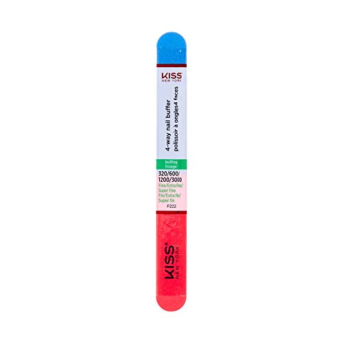KISS Nail File 4 Way Ultra Shiner (12pcs) F222 Beauty & Personal Care KISS