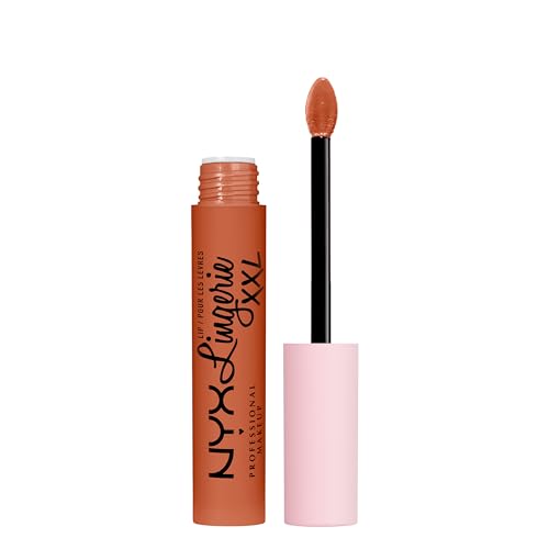 NYX PROFESSIONAL MAKEUP Lip Lingerie XXL Matte Liquid Lipstick - Gettin Caliente (Bright Red Orange) Beauty & Personal Care NYX PROFESSIONAL MAKEUP