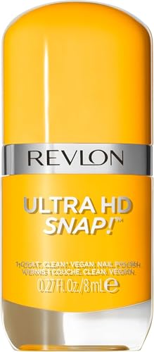 REVLON Ultra HD Snap Nail Color, Natural Rich Glossy Polish, 100% Vegan Formula, No Base or Top Coat Needed, 010 Marigold Maven, 0.27 fl oz Beauty & Personal Care REVLON