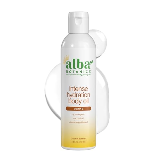 Alba Botanica Intense Hydration Body Oil, with Kukui Nut and Viamin E, 8.5 Oz (Packaging May Vary) Beauty & Personal Care Alba Botanica