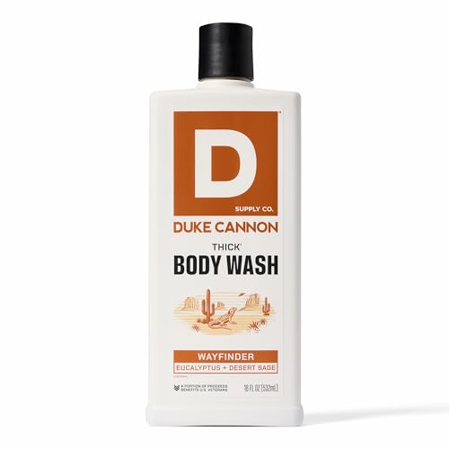 Duke Cannon Supply Co. Thick High Viscosity Body Wash - 3X Thicker, Cleansing Shower and Bath Gel, Mineral-Enriched for Men - Shower Gel - Men’s Body Beauty & Personal Care Duke Cannon Supply Co.